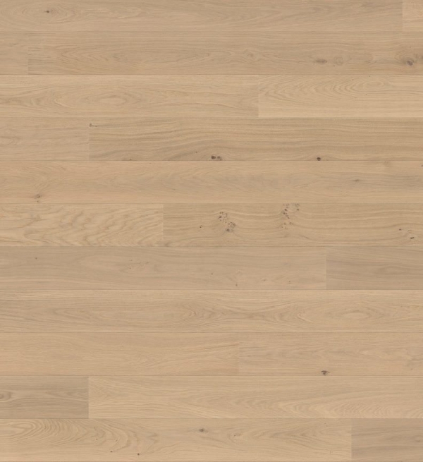 Engineered parquet 2V Oak light white Striking structured permaDur Top Connect