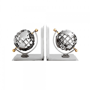 Bookend Globe Set of 2 Eichooltz